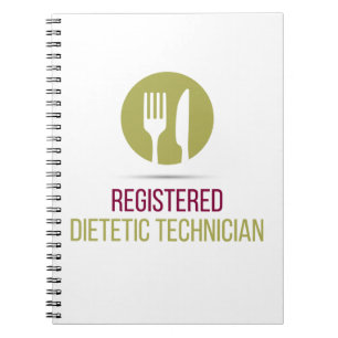 Cuaderno espiral registrado del técnico dietétic