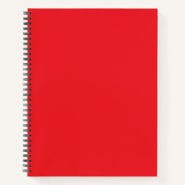 Cuaderno Espiral roja