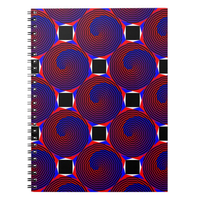 Cuaderno Espiral roja y azul de Kenneth Yoncich (Frente)