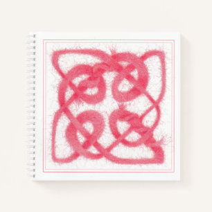 CUADERNO ESPIRAL ROSE CELTIC KNOT 8.5x8.5