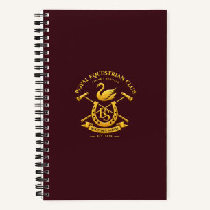 Cuaderno espiral Royal Equestrian Club Borgoña Q