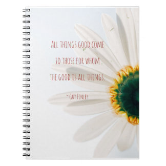 Cuaderno espiral "todas las cosas buen" 6,5" x8.75