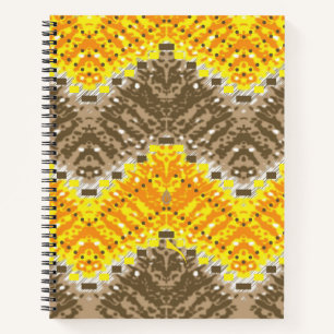 Cuaderno espiral tribal   Diario artístico audaz