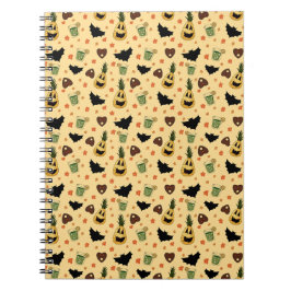 Cuaderno espiral tropical espeluznante