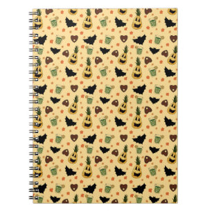 Cuaderno espiral tropical espeluznante
