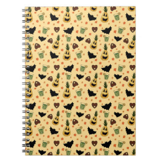 Cuaderno espiral tropical espeluznante
