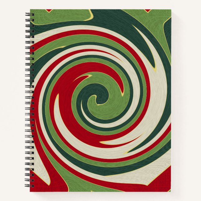 Cuaderno espiral verde (Anverso)