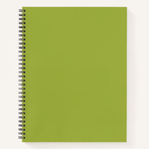 Cuaderno espiral verde oliva