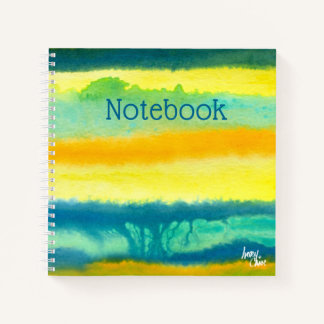Cuaderno Espiral verde y Naranja Verde azulada de los neumá