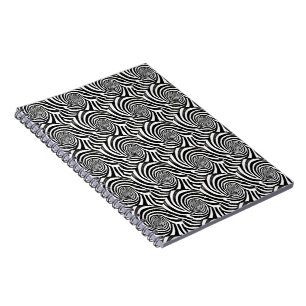 Cuaderno Espirales blancas y negras
