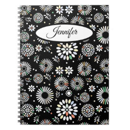 Cuaderno Espirales Florales Geométricas