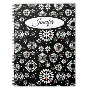 Cuaderno Espirales Florales Geométricas