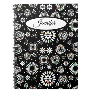 Cuaderno Espirales Florales Geométricas