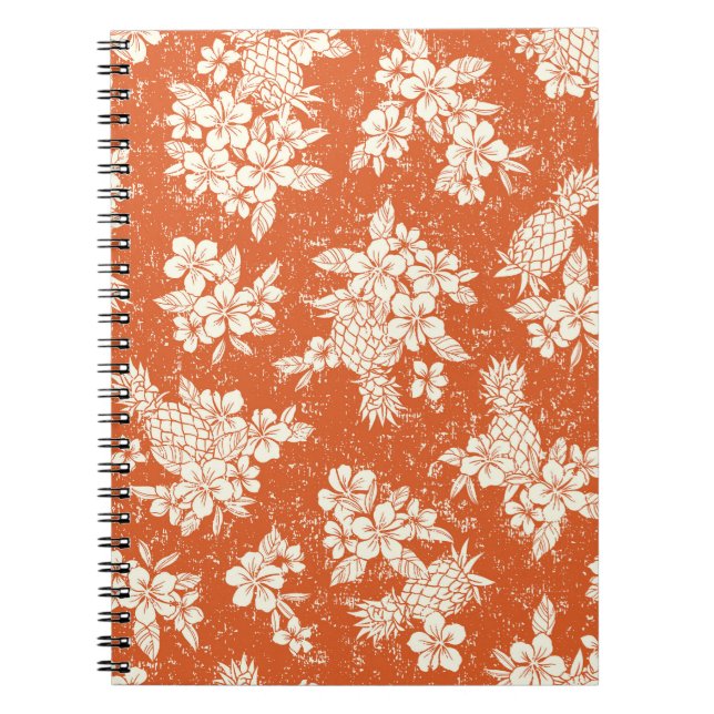 Cuaderno Espíritu Aloha: Armonía Hibiscus-Pineapple. (Frente)