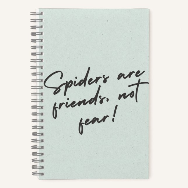 Cuaderno Espíritu araña - Reloj de diseño audaz inspirado e (Anverso)