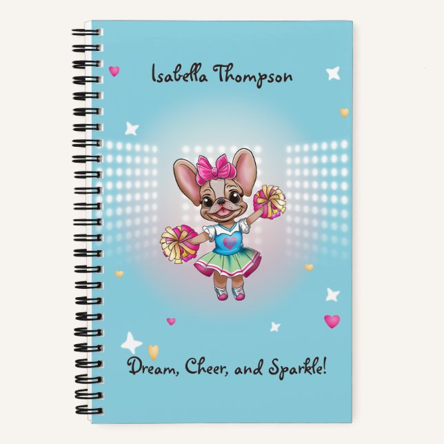 Cuaderno Espiritu de escuela apasionante y colorida (Anverso)