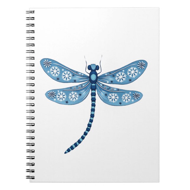 Cuaderno Espíritu de la libélula de nieve (Frente)