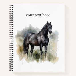 Cuaderno Espíritu del semental salvaje, personalizado