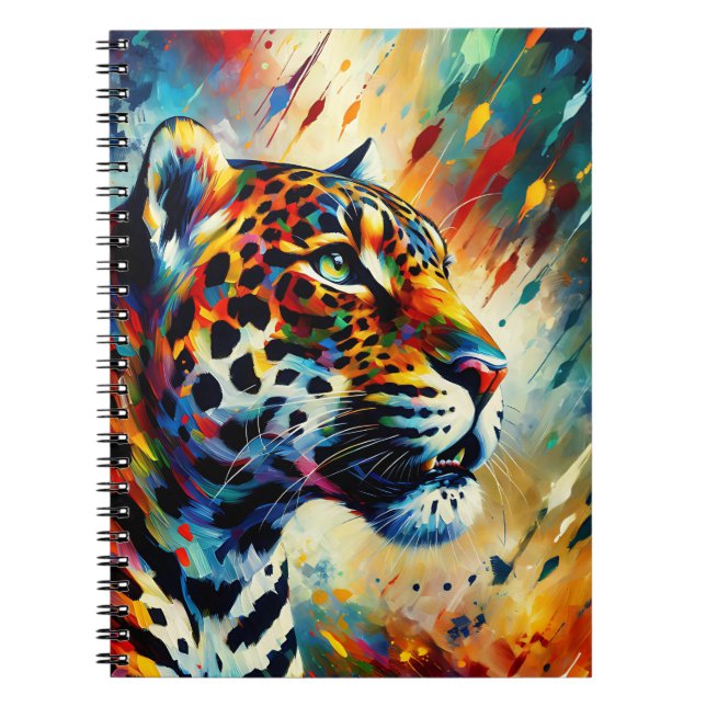 Cuaderno Espíritu Leopardo Espectro (Frente)