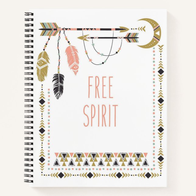 Cuaderno Espíritu libre-Boho (Anverso)