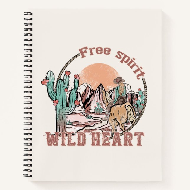 Cuaderno Espíritu libre, corazón salvaje (Anverso)