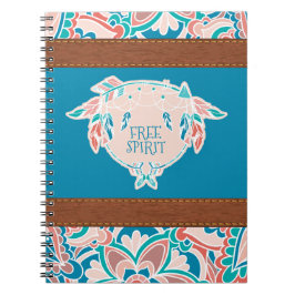 Cuaderno Espíritu libre, imitación de cuero de Boho