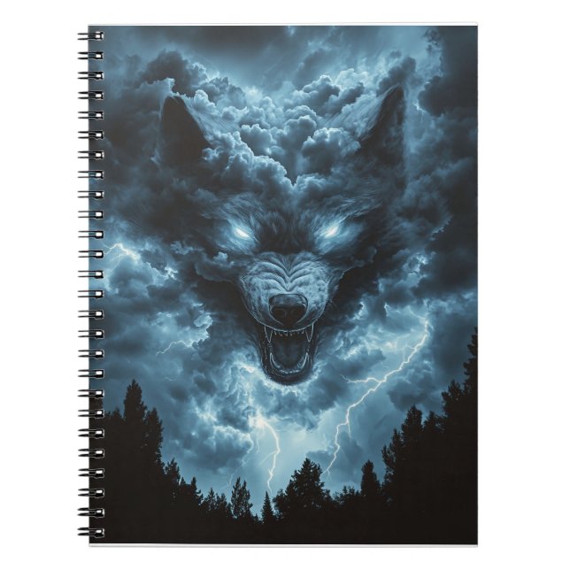 Cuaderno Espíritu Lobo de la Tormenta (Frente)