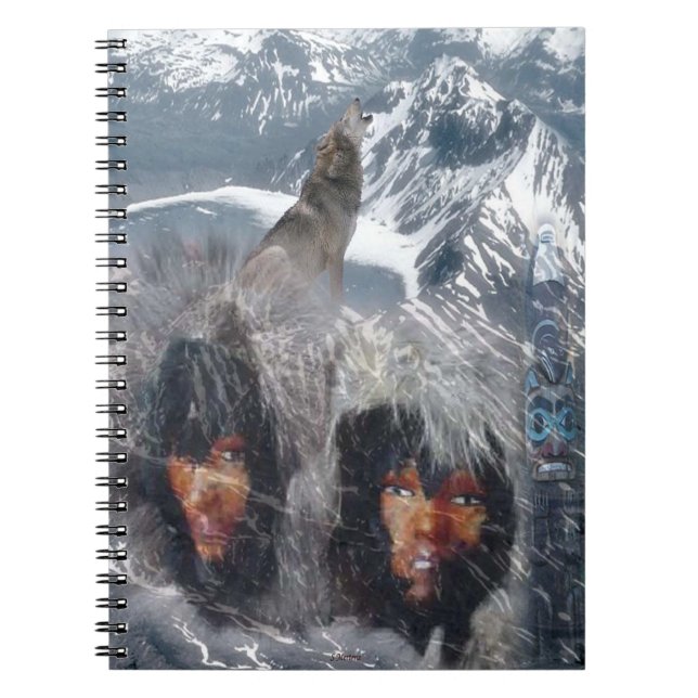 Cuaderno Espíritu nativo en Alaska (Frente)