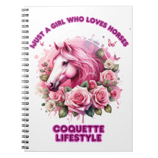Cuaderno "Espíritu Rosa salvaje" Coquette