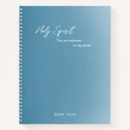 Cuaderno Espíritu Santo, eres bienvenido