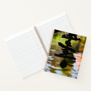 Cuaderno espiritual Reflexiones de madera flotante