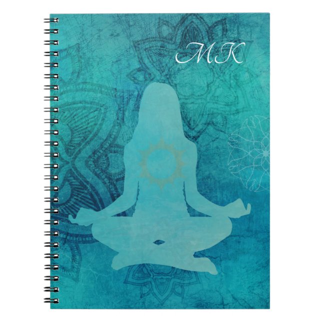 Cuaderno Espiritual Zen Yoga Lotus Meditation Writer's (Frente)