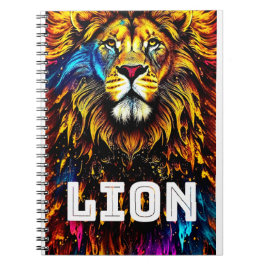 Cuaderno Esplash artístico de arte de león