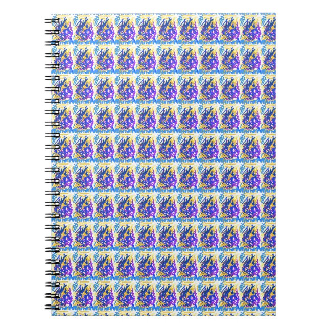 Cuaderno Esplash de pintura abstracta moderna (Frente)