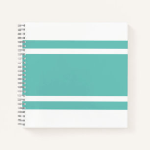 Cuaderno Esporádica Retro Amplia Carreras De Aqua Tiras En 