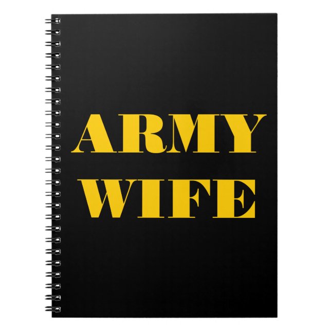 Cuaderno Esposa del ejército de ordenadores portátiles (Frente)