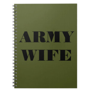 Cuaderno Esposa del ejército de ordenadores portátiles