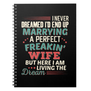 Cuaderno Esposa Perfecta y Sarcástica Humor de Marido