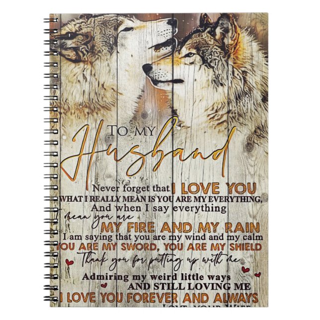 Cuaderno Esposo A Mi Esposo Te Amo (Frente)