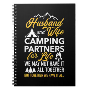 Cuaderno Esposo Y Esposa Camping Partner For Life