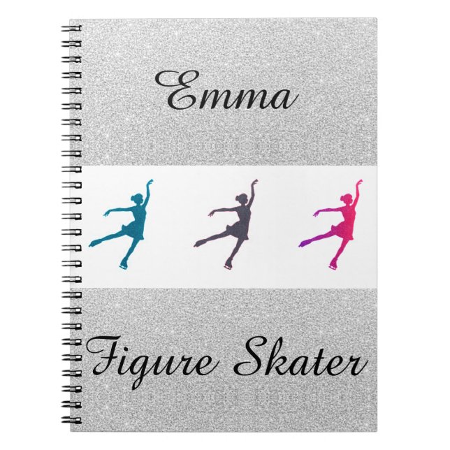 Cuaderno Espuma de plata de patinaje artístico (Frente)