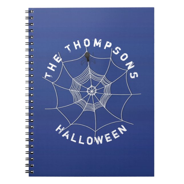Cuaderno Espumosa araña en bloc de notas web de Spider (Frente)