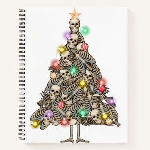 Cuaderno Esqueleto divertidísimas escenas de Navidad feas