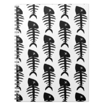 esqueleto muerto de los pescados