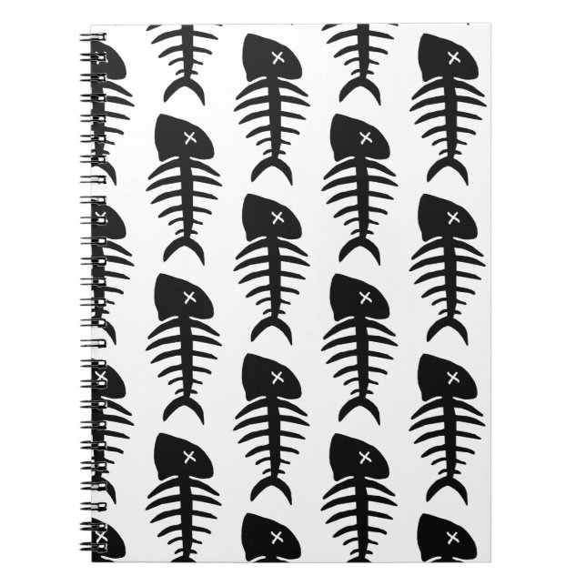 Cuaderno esqueleto muerto de los pescados (Frente)