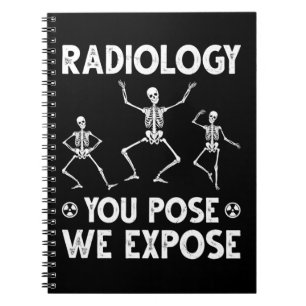 Cuaderno Esqueletos danzantes Humor radiológico de rayos X