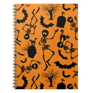 Cuaderno Esqueletos de Halloween Danza macabra