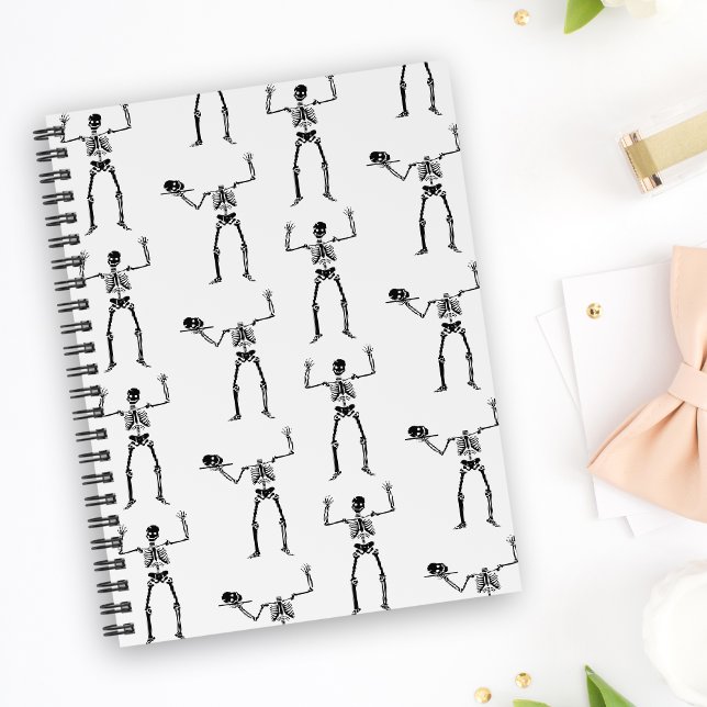 Cuaderno Esqueletos de Halloween, Truco o Trato, Buu (Subido por el creador)