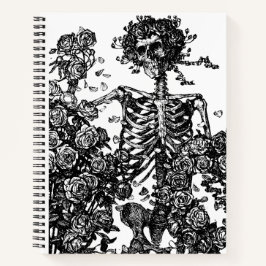 Cuaderno Esqueletos y Rosas