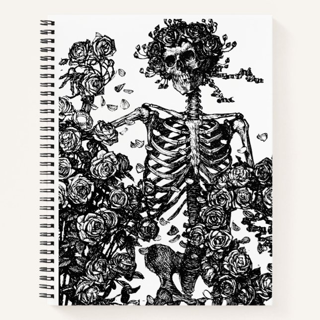 Cuaderno Esqueletos y Rosas (Anverso)